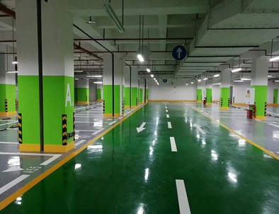 新疆停车场标线施工